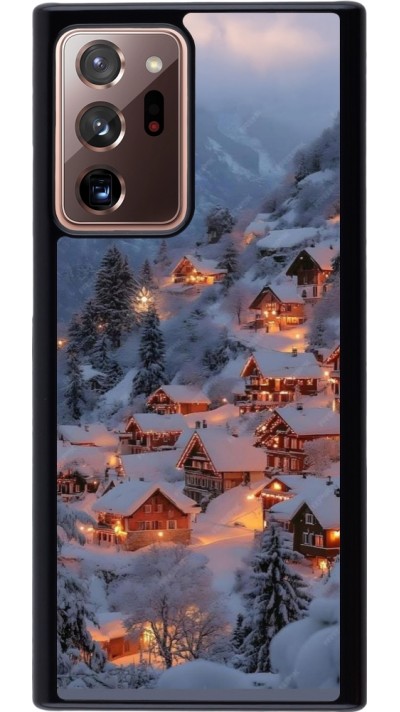 Coque Samsung Galaxy Note 20 Ultra - Winter 25 Winter snowy village