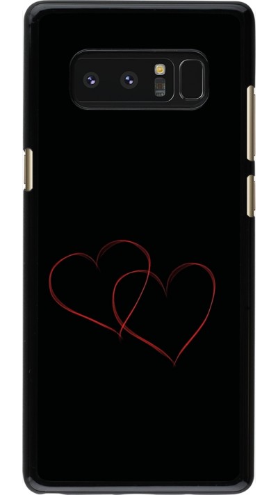 Coque Samsung Galaxy Note8 - Valentine 2023 attached heart
