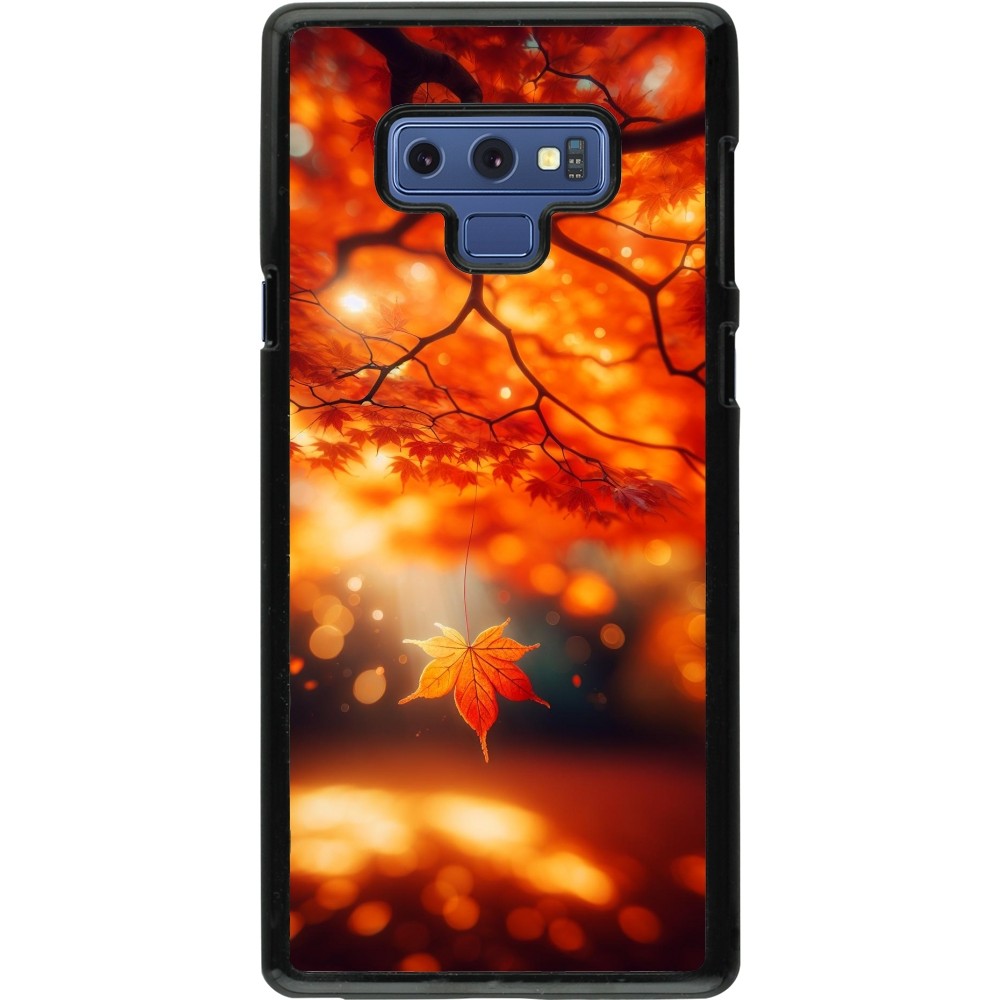 Samsung Galaxy Note9 Case Hülle - Herbst Magisch Orange