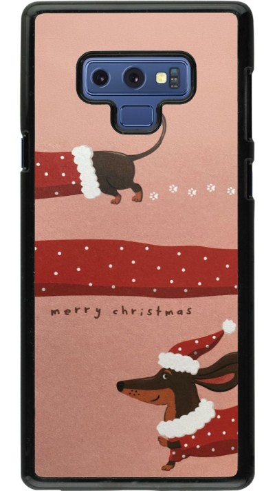 Coque Samsung Galaxy Note9 - Christmas 25 Teckel Merry Xmas