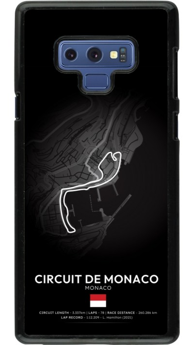 Samsung Galaxy Note9 Case Hülle - F1 Track 2025 Monaco