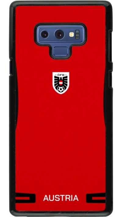 Coque Samsung Galaxy Note9 - Maillot de football Autriche 2026 personnalisable