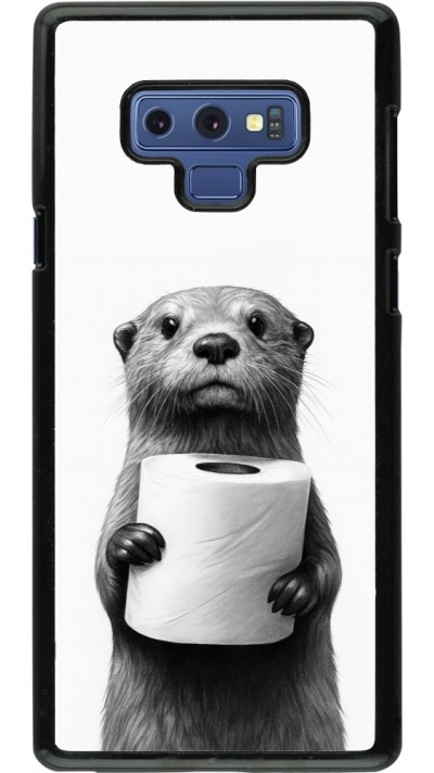 Coque Samsung Galaxy Note9 - Loutre papier de toilette