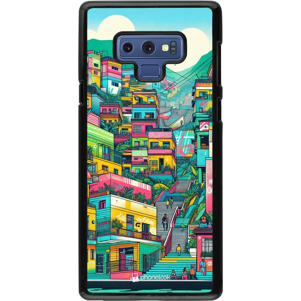 Samsung Galaxy Note9 Case Hülle - Medellin Comuna 13 Kunst