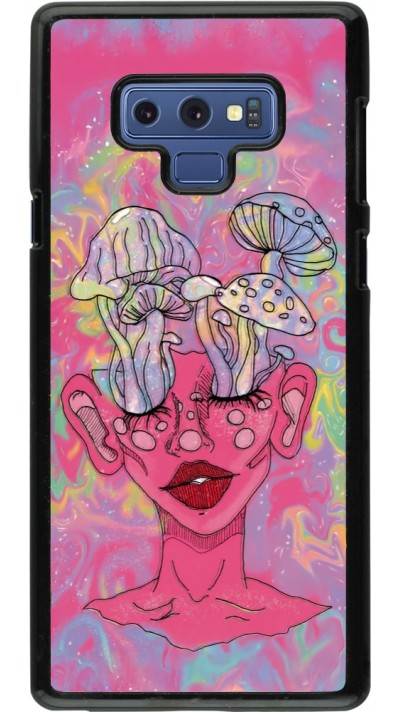 Coque Samsung Galaxy Note9 - Psychedelic pink mushroom
