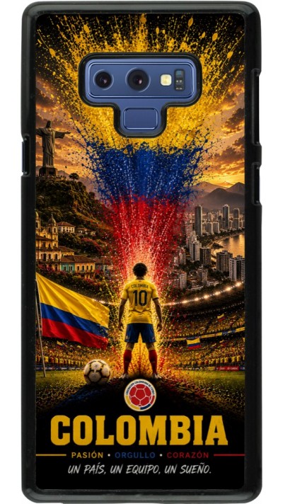 Samsung Galaxy Note9 Case Hülle - Fussball Kolumbien splash 2026