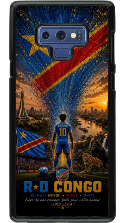Samsung Galaxy Note9 Case Hülle - Fussball Demokratische Republik Kongo splash 2026