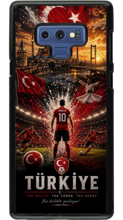 Samsung Galaxy Note9 Case Hülle - Fussball Türkei splash 2026