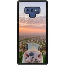 Coque Samsung Galaxy Note9 - Cow with tulips Spring 2026