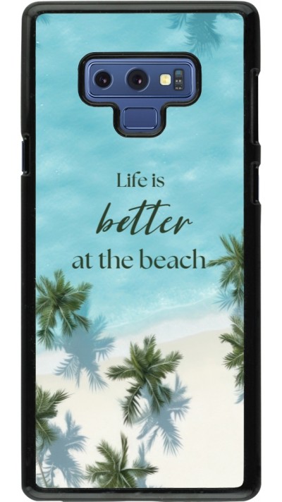 Coque Samsung Galaxy Note9 - Summer 2025 Life is better at the beach