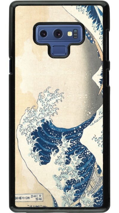 Coque Samsung Galaxy Note9 - Tableau art - La Grande Vague de Kanagawa - Hokusai