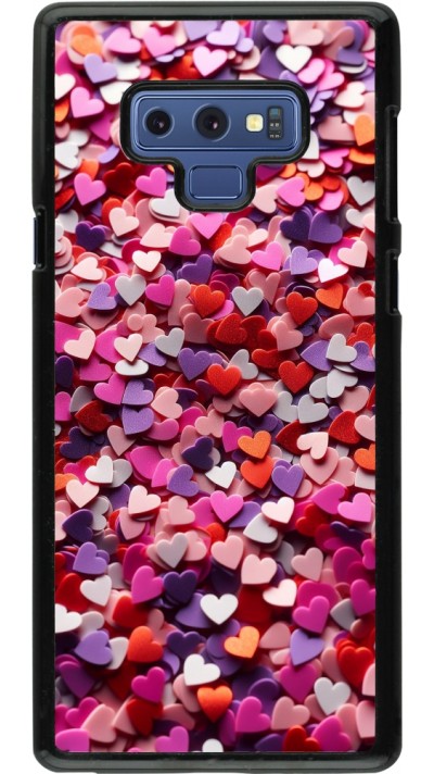 Samsung Galaxy Note9 Case Hülle - Valentin 2025 Konfetti
