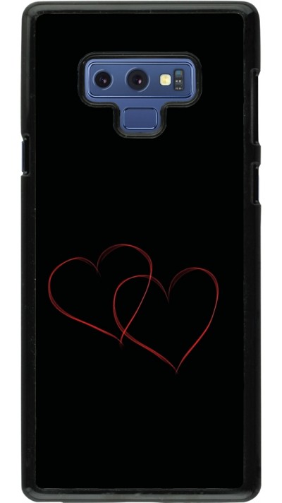 Coque Samsung Galaxy Note9 - Valentine 2023 attached heart