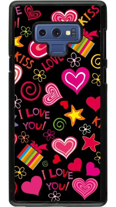 Coque Samsung Galaxy Note9 - Valentine 2023 love symbols