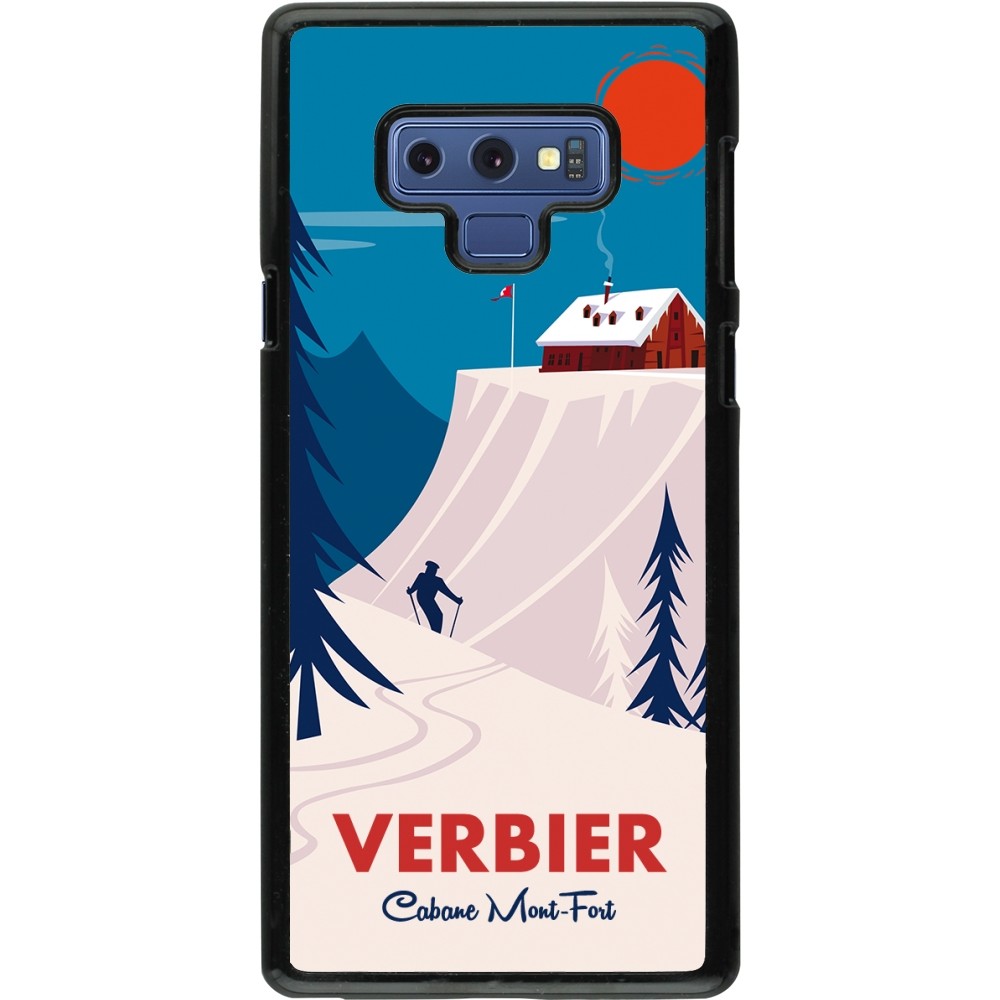 Samsung Galaxy Note9 Case Hülle - Verbier Cabane Mont-Fort