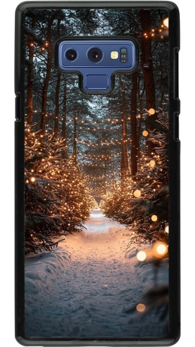 Coque Samsung Galaxy Note9 - Winter 25 Winter snowy road