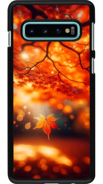 Coque Samsung Galaxy S10 - Automne Magique Orange