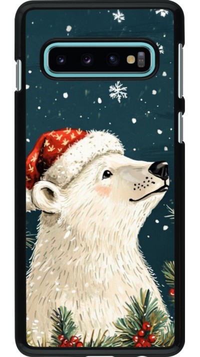 Samsung Galaxy S10 Case Hülle - Christmas 25 Bear