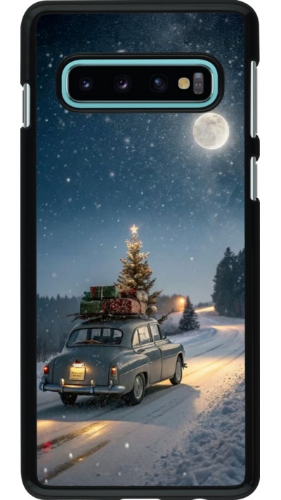 Coque Samsung Galaxy S10 - Christmas 25 Car with Tree Xmas