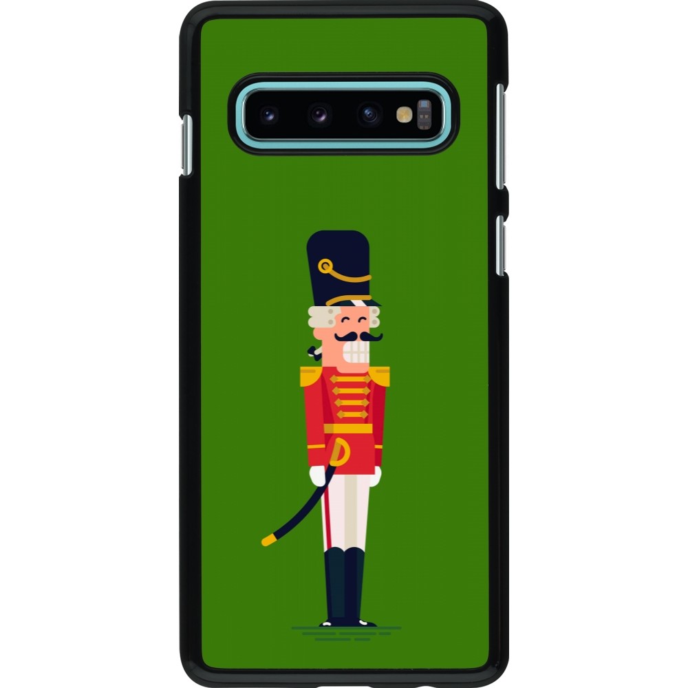 Coque Samsung Galaxy S10 - Christmas 25 Nutcracker Green