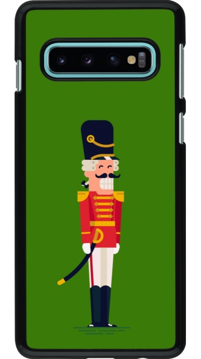 Coque Samsung Galaxy S10 - Christmas 25 Nutcracker Green