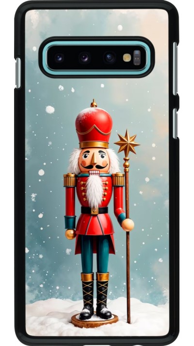 Coque Samsung Galaxy S10 - Christmas 25 Nutcracker Snow