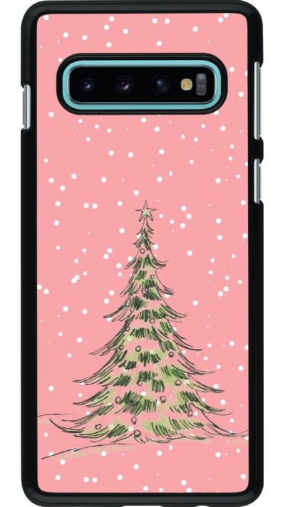 Coque Samsung Galaxy S10 - Christmas 25 Pink Tree