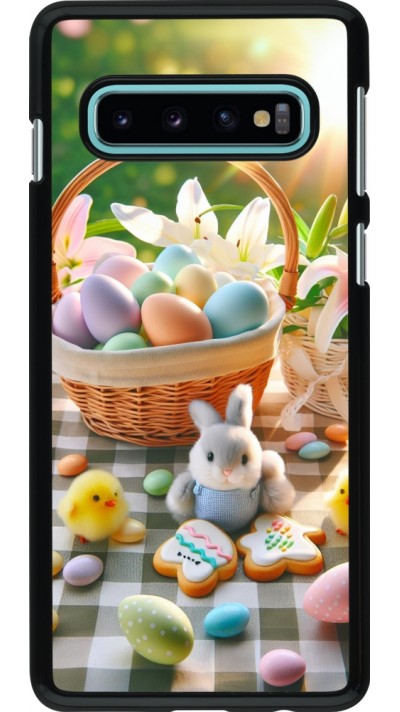 Coque Samsung Galaxy S10 - Easter 2025 Panier Pâques