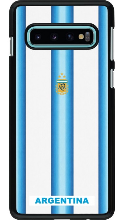 Coque Samsung Galaxy S10 - Maillot de football Argentine 2026 personnalisable