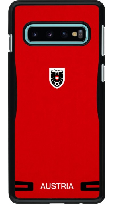 Coque Samsung Galaxy S10 - Maillot de football Autriche 2026 personnalisable