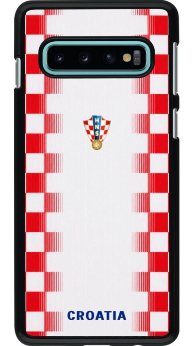 Coque Samsung Galaxy S10 - Maillot de football Croatie 2026 personnalisable