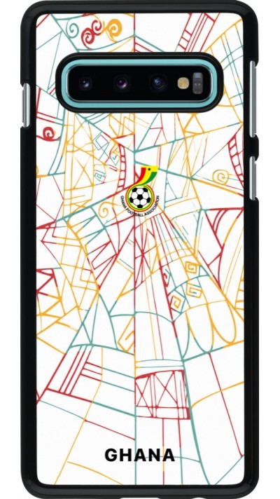 Coque Samsung Galaxy S10 - Maillot de football Ghana 2026 personnalisable