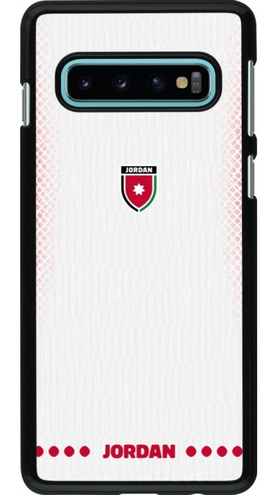 Coque Samsung Galaxy S10 - Maillot de football Jordanie 2026 personnalisable