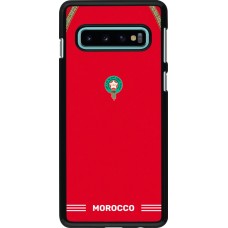 Coque Samsung Galaxy S10 - Maillot de football Maroc 2026 personnalisable