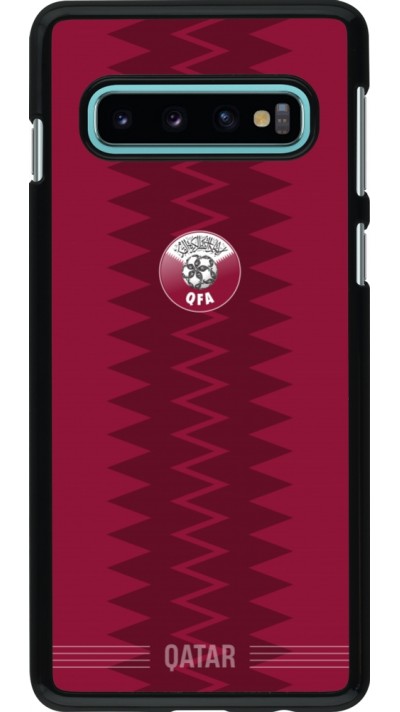 Coque Samsung Galaxy S10 - Maillot de football Qatar 2026 personnalisable