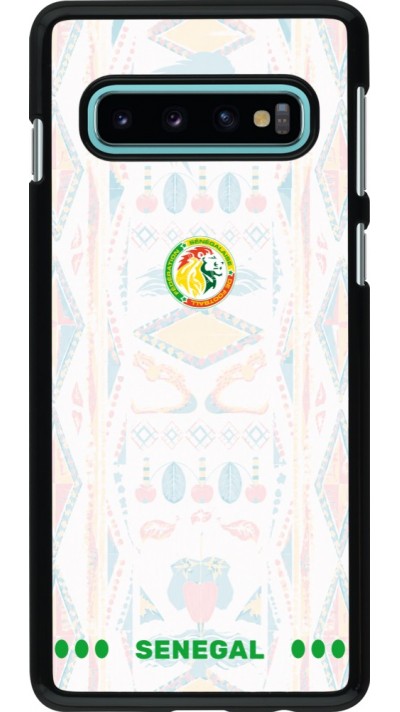 Coque Samsung Galaxy S10 - Maillot de football Sénégal 2026 personnalisable