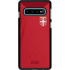Samsung Galaxy S10 Case Hülle - Serbien 2022 personalisierbares Fussballtrikot