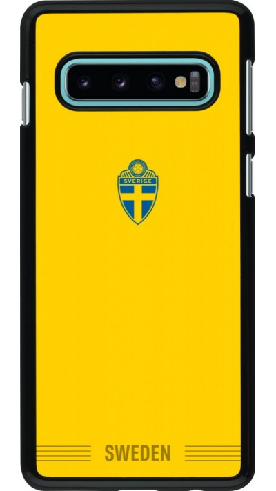 Coque Samsung Galaxy S10 - Maillot de football Suède 2026 personnalisable