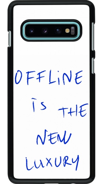 Samsung Galaxy S10 Case Hülle - Offline is the new luxury