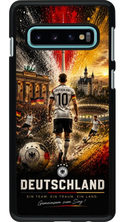 Coque Samsung Galaxy S10 - Football Allemagne splash 2026