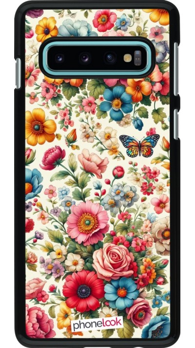 Coque Samsung Galaxy S10 - Spring 25 printemps fleuri