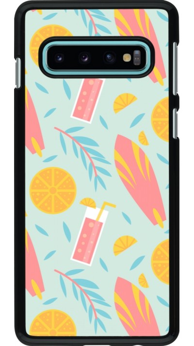 Coque Samsung Galaxy S10 - Summer 2025 Pattern citron
