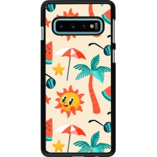 Coque Samsung Galaxy S10 - Summer 2025 Pattern soleil