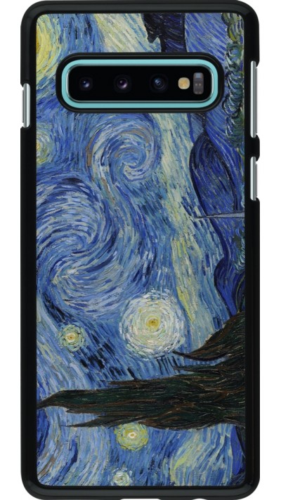 Coque Samsung Galaxy S10 - Tableau art - La Nuit étoilée - Van Gogh