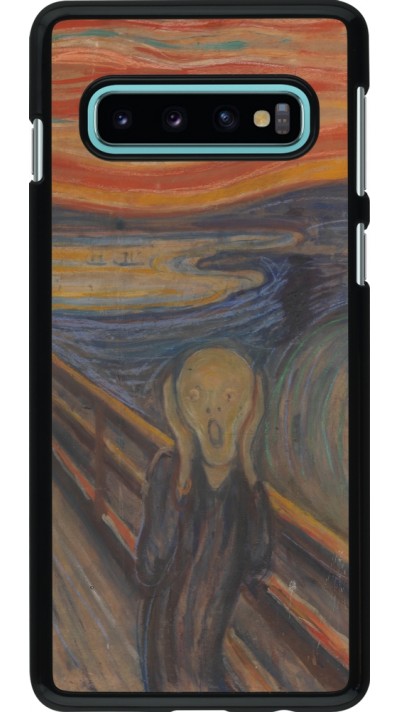 Coque Samsung Galaxy S10 - Tableau art - Le Cri - Edvard Munch
