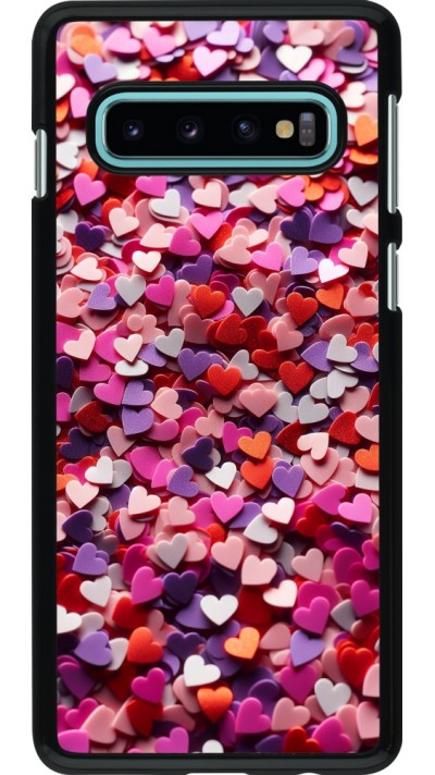 Coque Samsung Galaxy S10 - Valentine 2025 Confetti