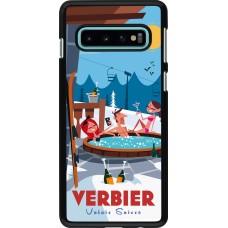 Samsung Galaxy S10 Case Hülle - Verbier Mountain Jacuzzi