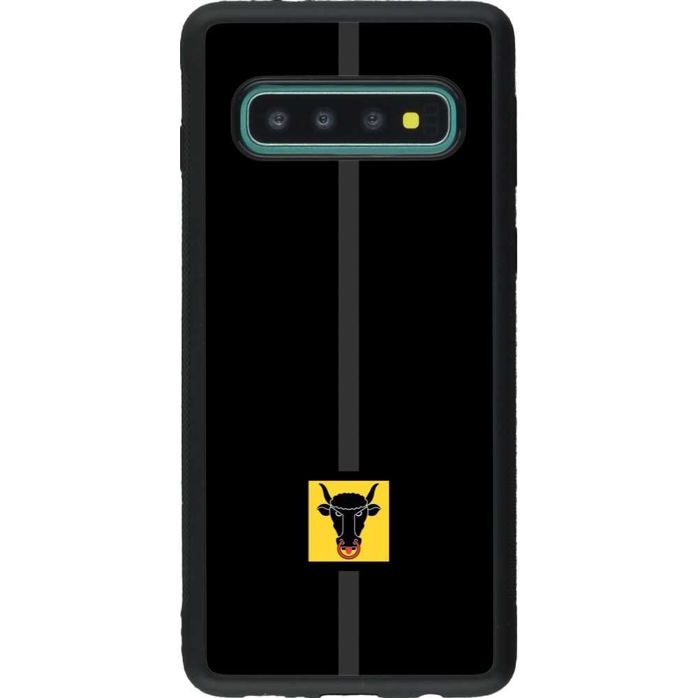 Samsung Galaxy S10 Case Hülle - Silikon schwarz Kanton UR schwarz