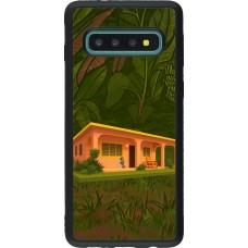 Coque Samsung Galaxy S10 - Silicone rigide noir Benitos house DTMF