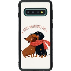 Samsung Galaxy S10 Case Hülle - Silikon schwarz Saint Valentines Day 26 Happy Valentine
